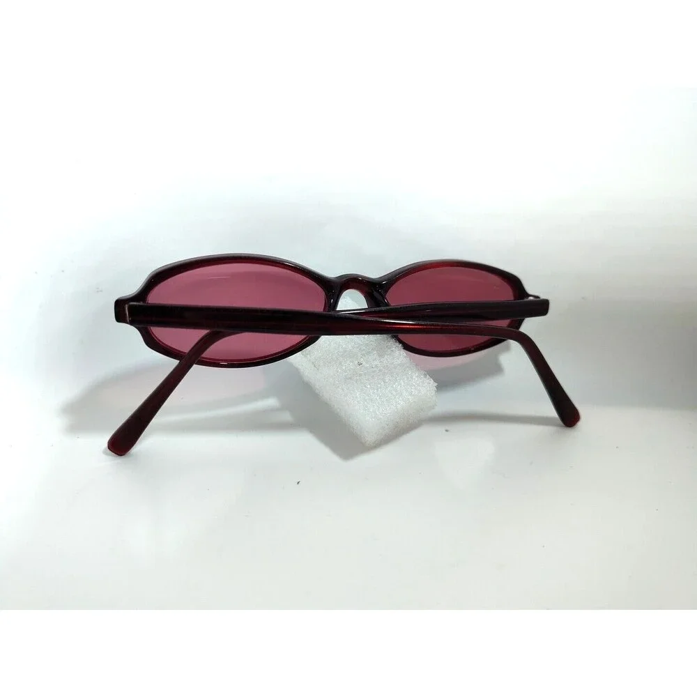 B-Bop Mens Sunglasses C167012 Oval Burgundy  Unisex 50-13-127  VGC